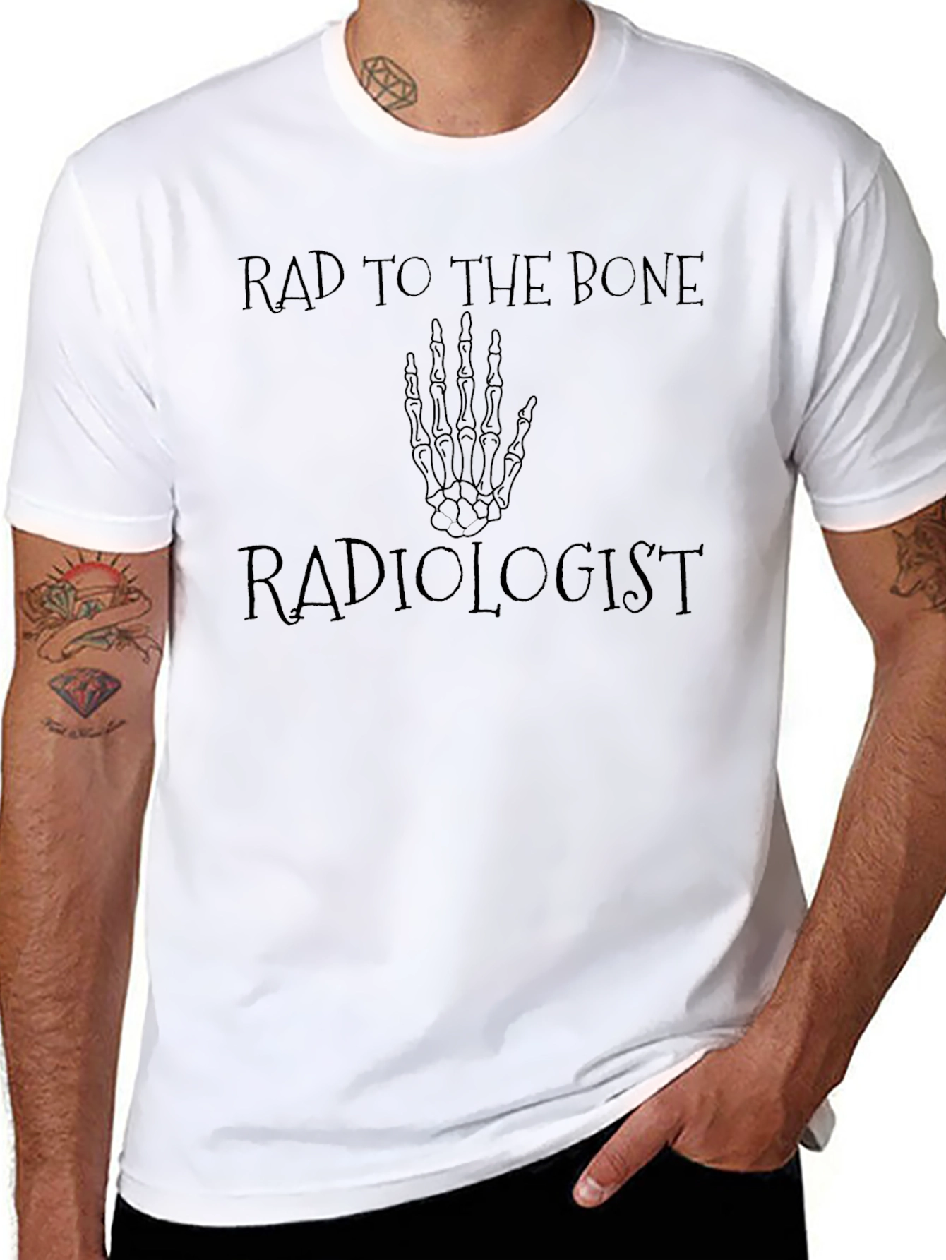 Rad to the Bone Radiologist Graphic Tee