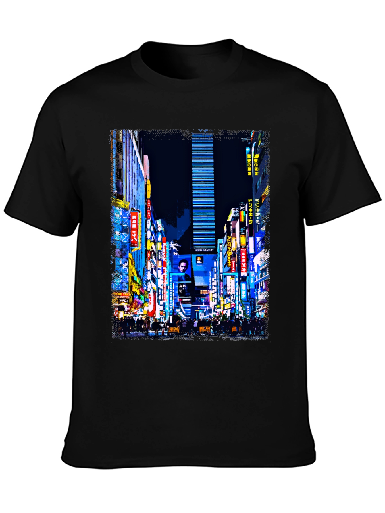 Tokyo Street T-Shirt - Night Cityscape Graphic Tee