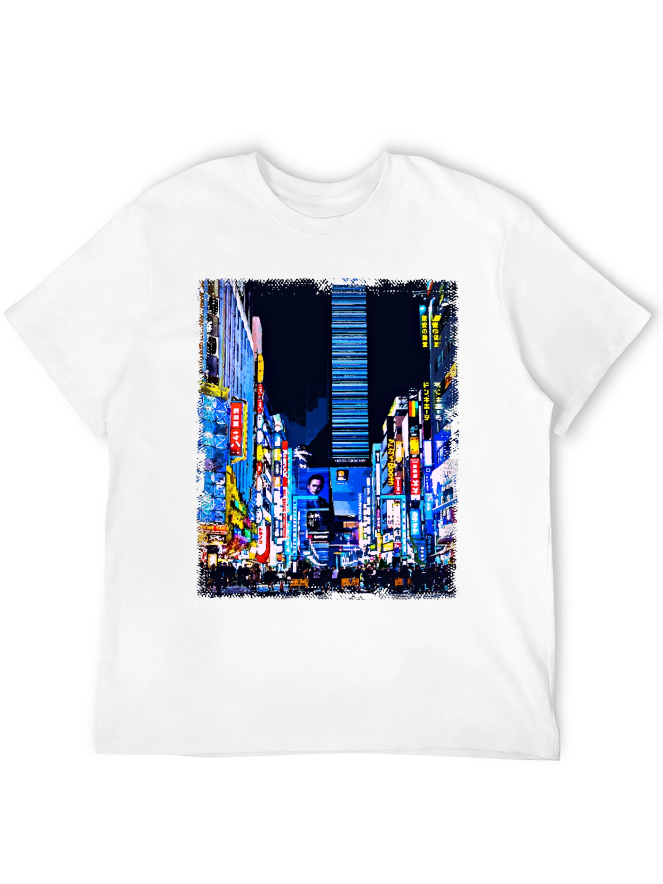 Tokyo Street T-Shirt - Night Cityscape Graphic Tee