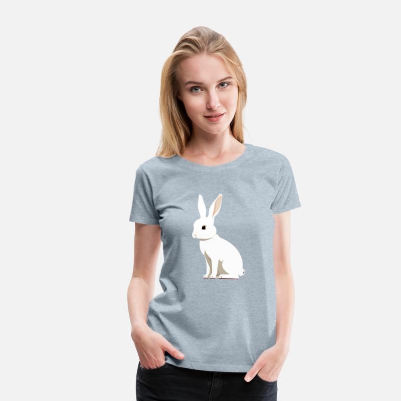 Adorable Little White Easter Bunny Rabbit