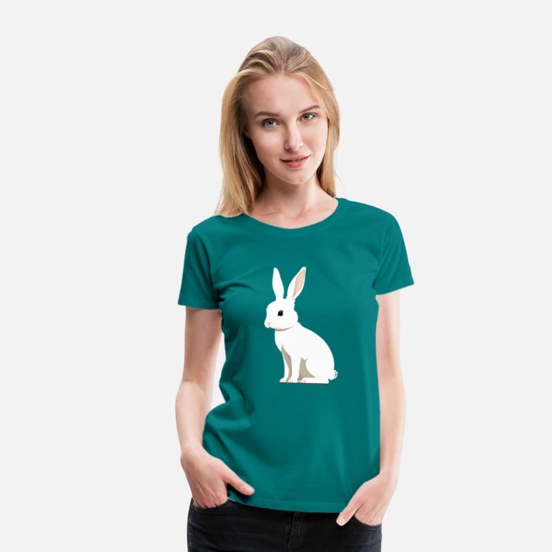 Adorable Little White Easter Bunny Rabbit