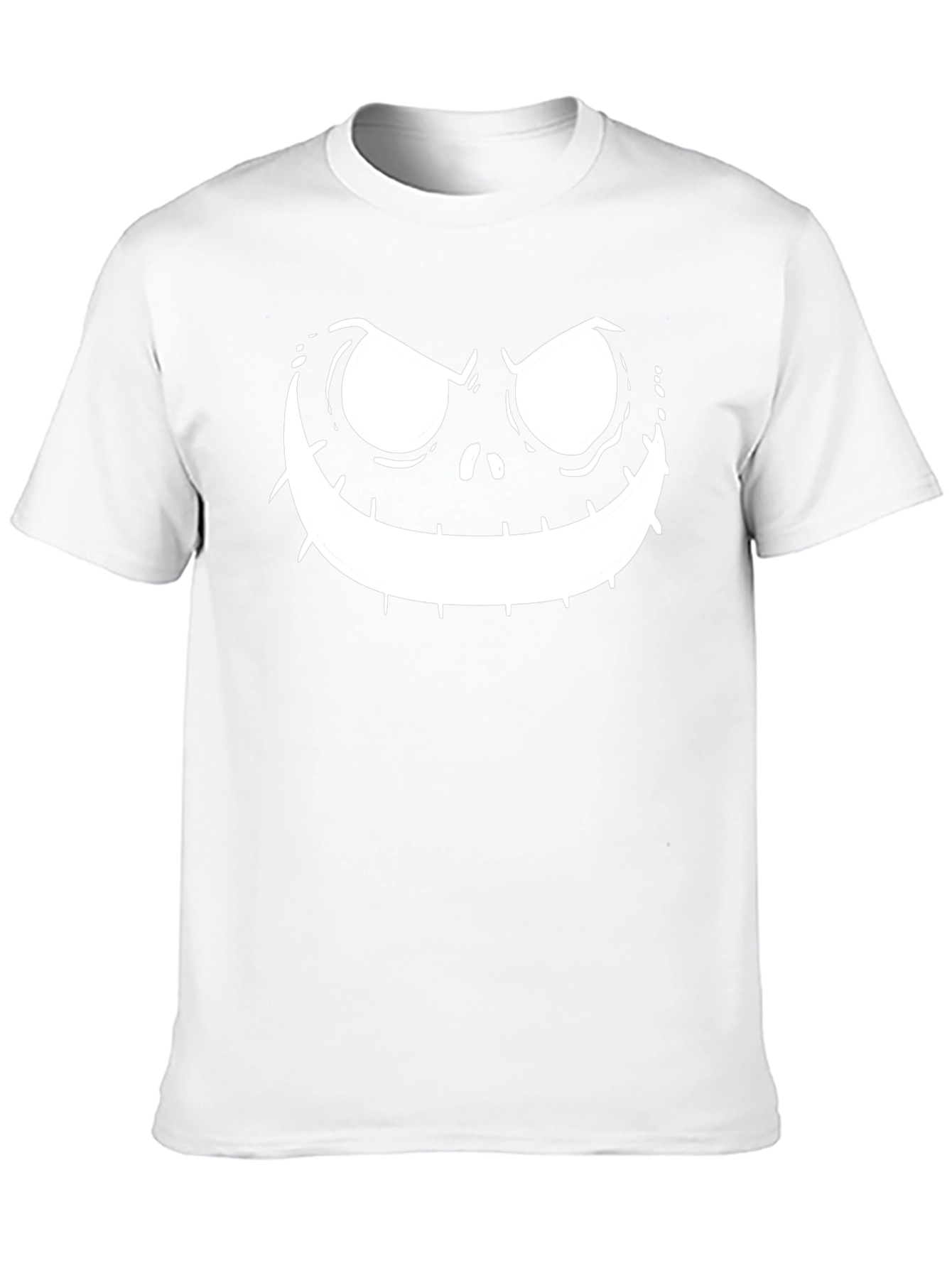 Mens Jack Skellington Face Black T-Shirt