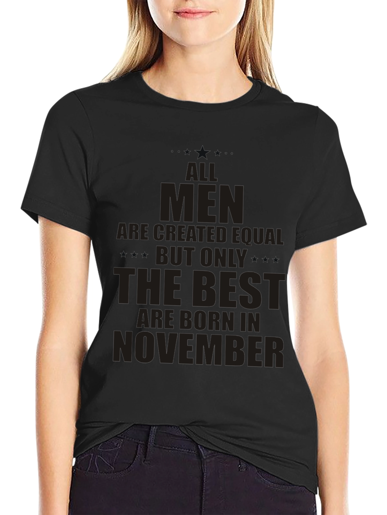 All Men are Created Equal November Birthday T-Shirt