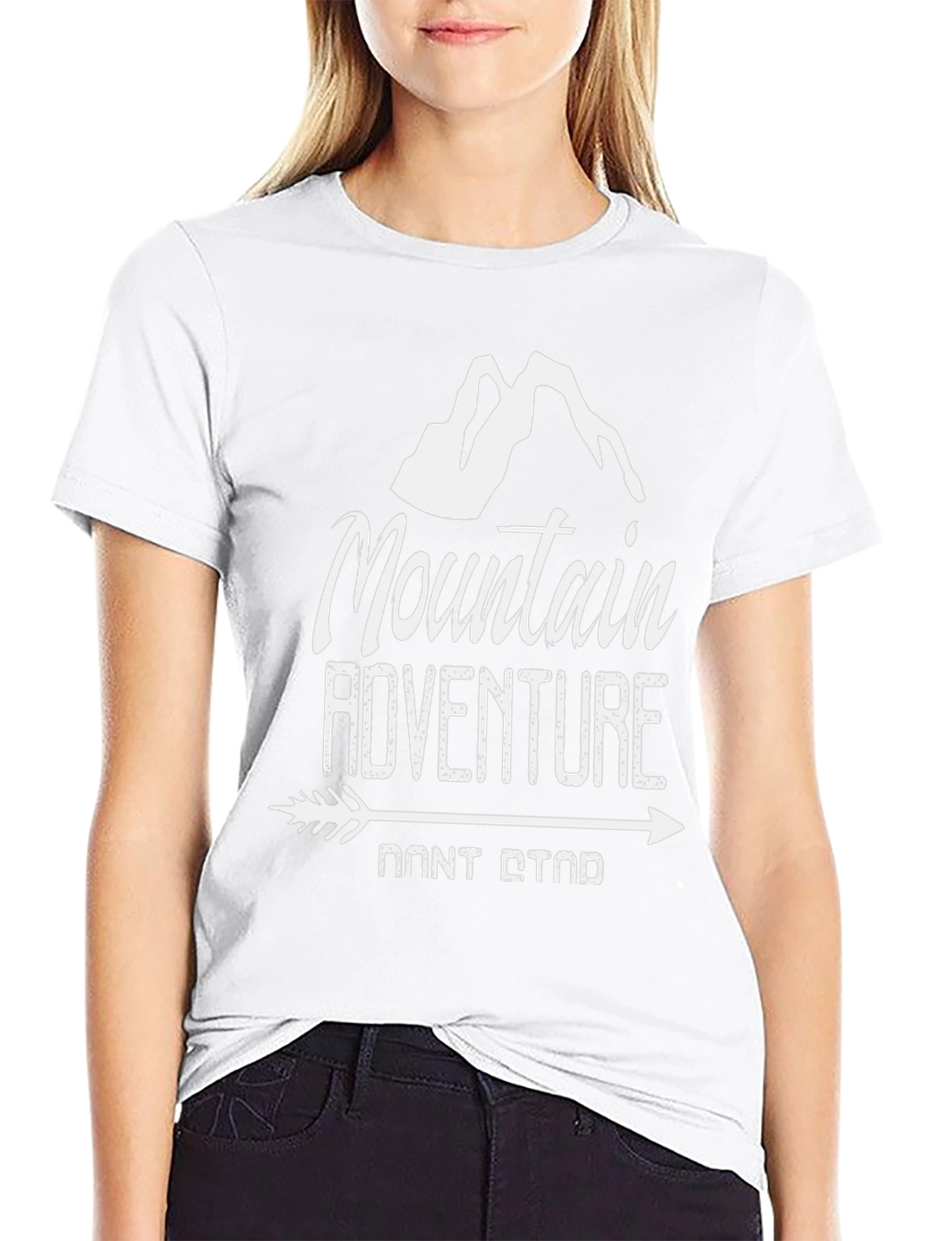 Mountain Adventure Black Graphic Tee