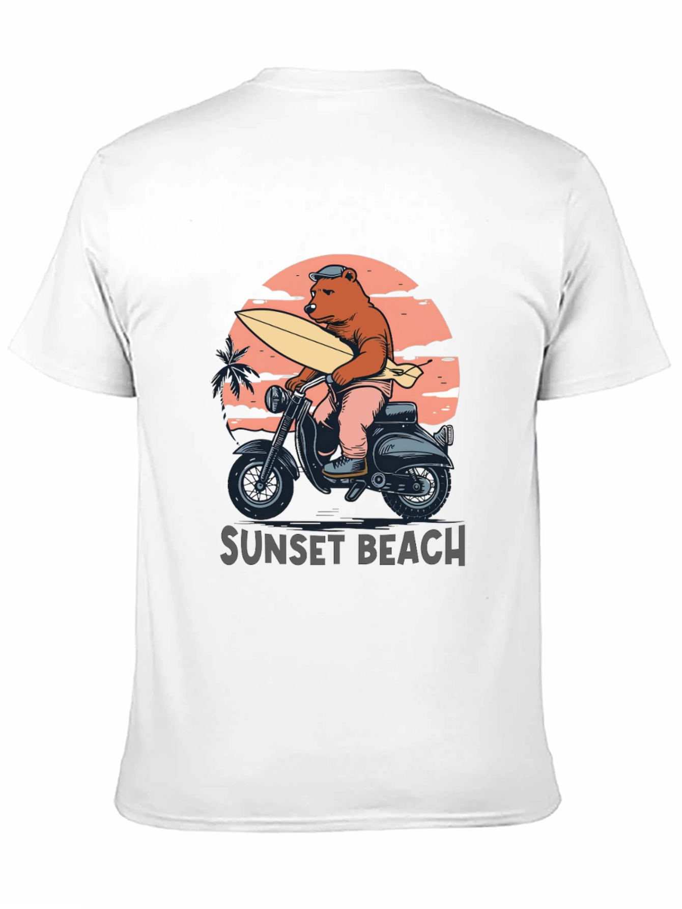 Sunset Beach Bear T-Shirt