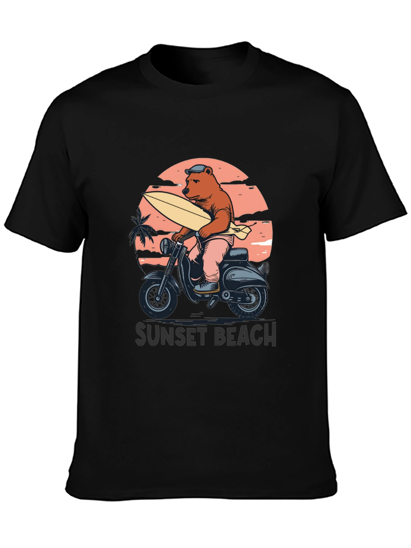 Sunset Beach Bear T-Shirt