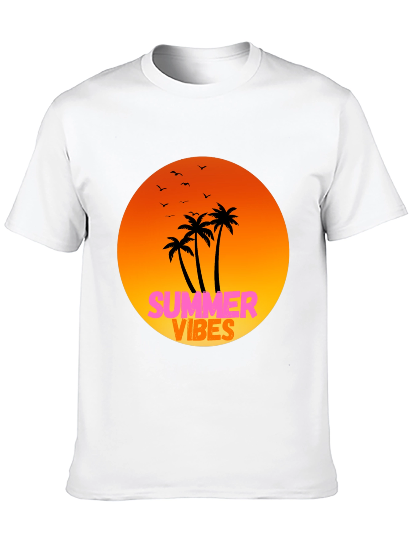 Summer Vibes Graphic Tee - Relaxed Fit