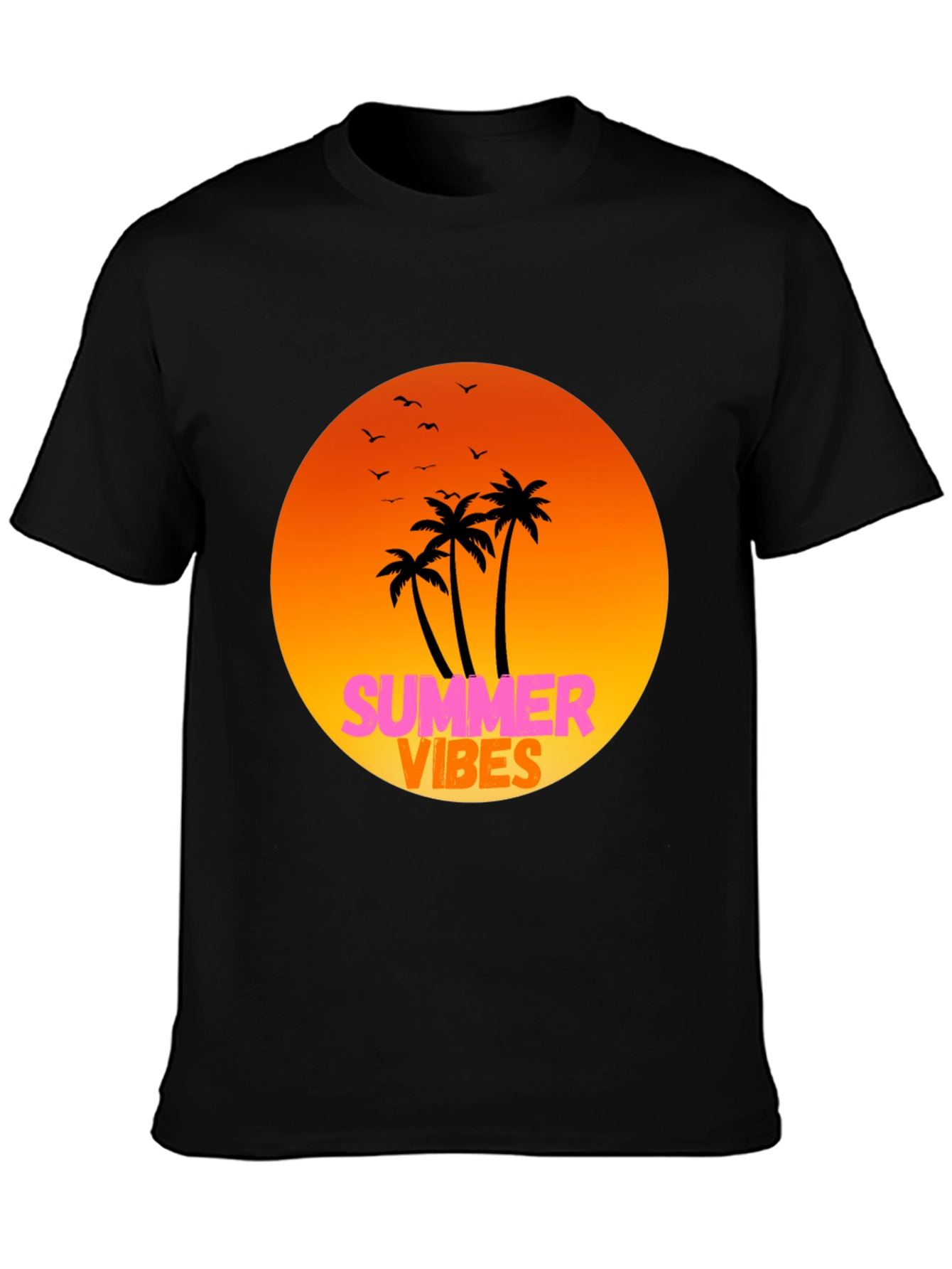 Summer Vibes Graphic Tee - Relaxed Fit
