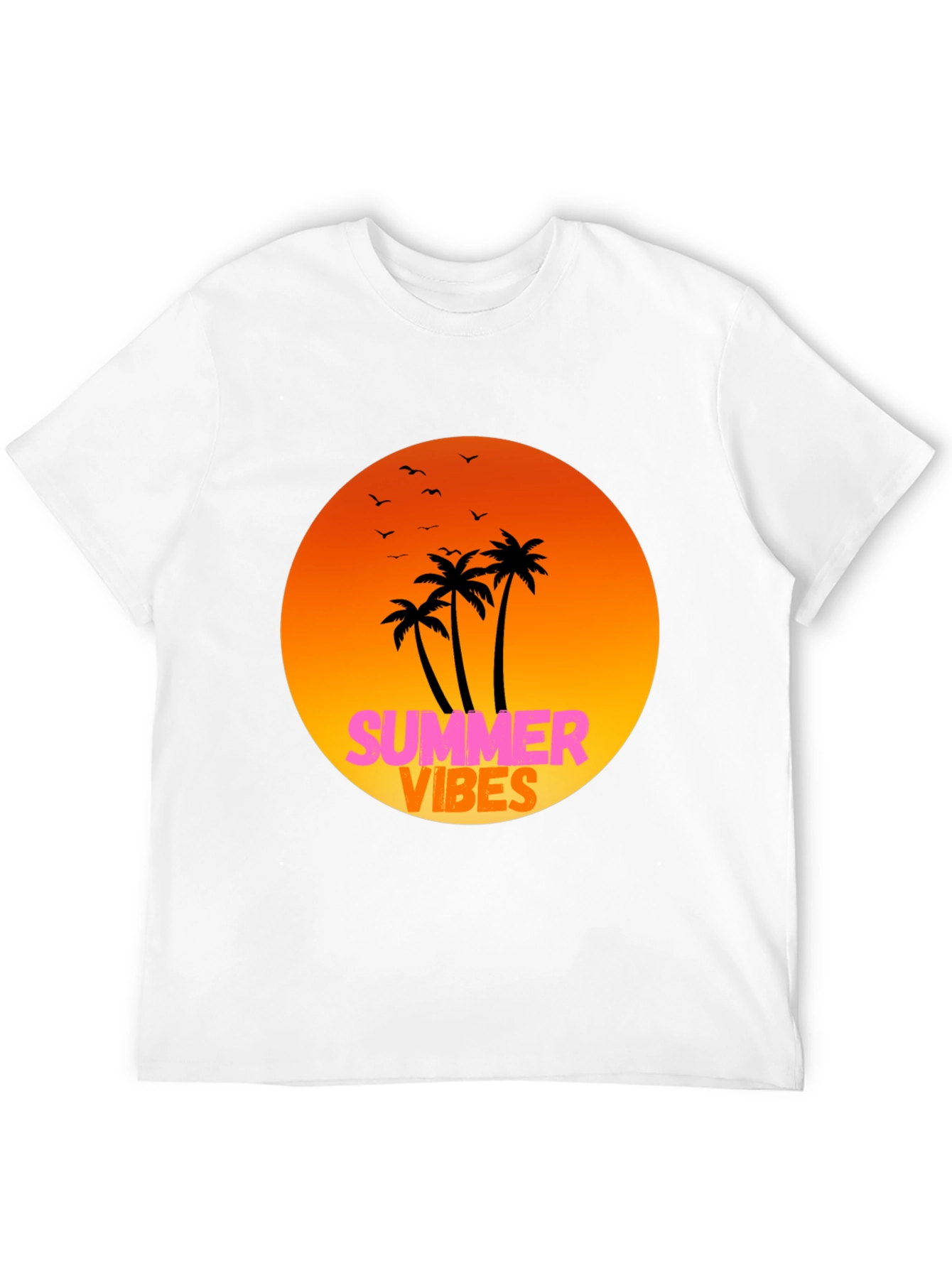Summer Vibes Graphic Tee - Relaxed Fit