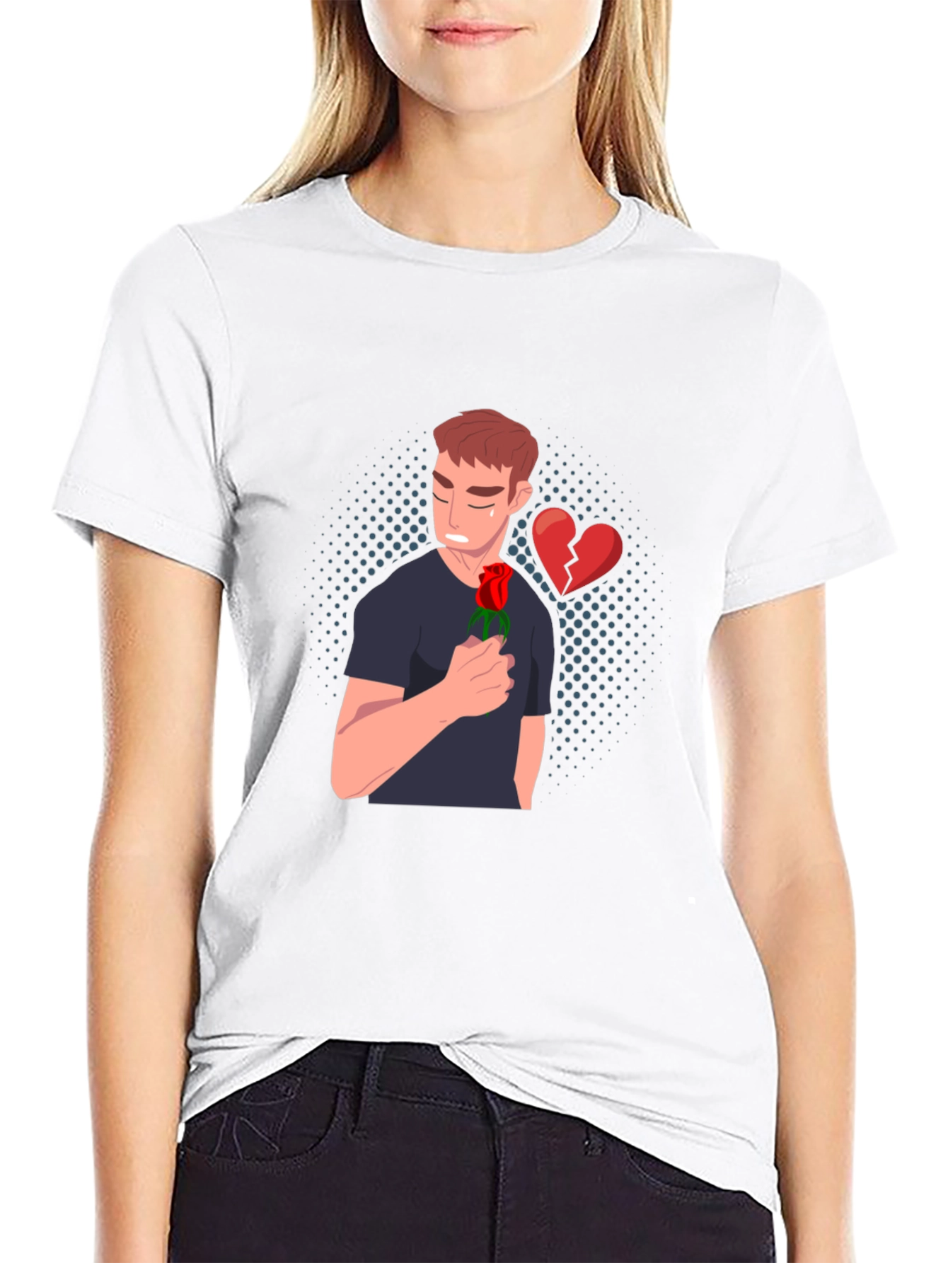 Sad Romance Graphic T-Shirt