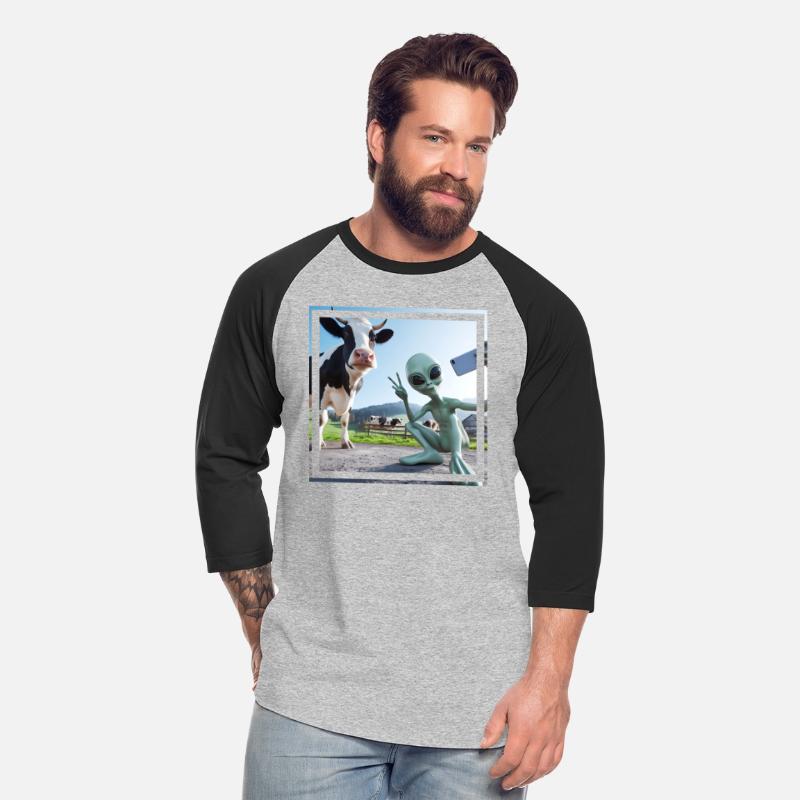Alien cow selfie - keepsake from Earth