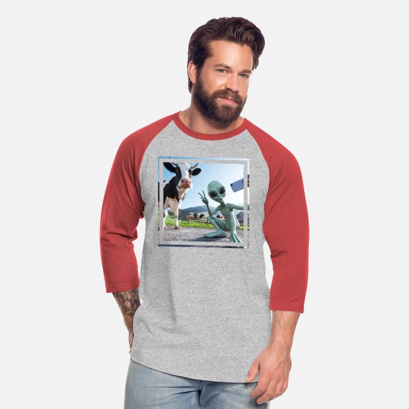 Alien cow selfie - keepsake from Earth
