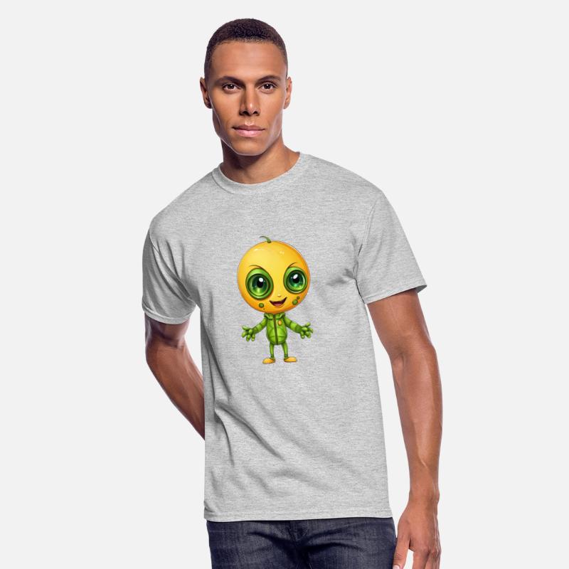 Alien Meets Peach: Fruity Encounter