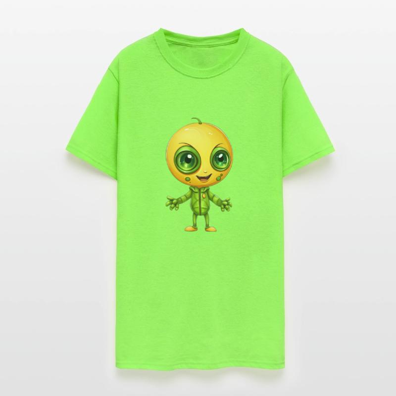 Alien Meets Peach: Fruity Encounter