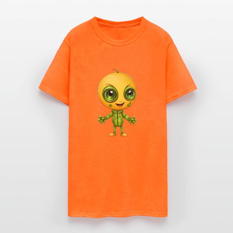 Alien Meets Peach: Fruity Encounter