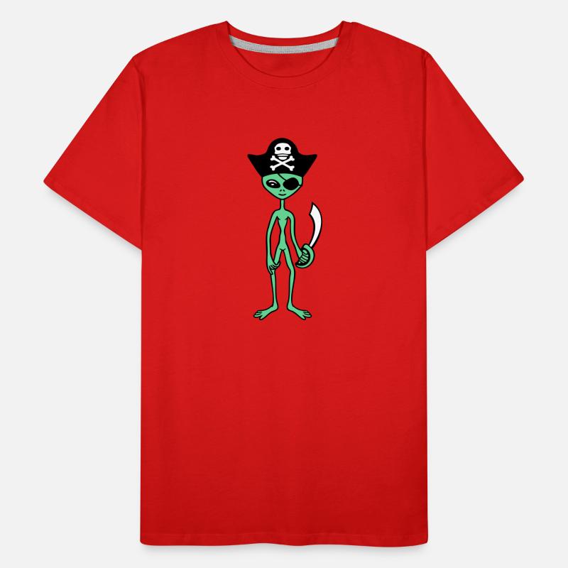 Alien Pirate Captain Funny Extraterrestrial Being