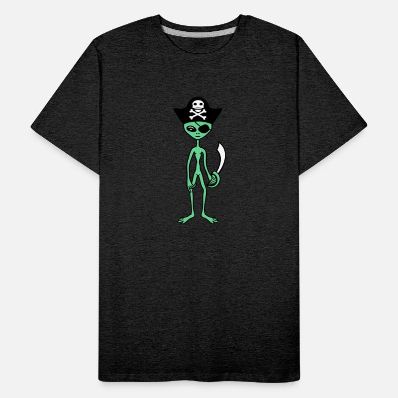 Alien Pirate Captain Funny Extraterrestrial Being