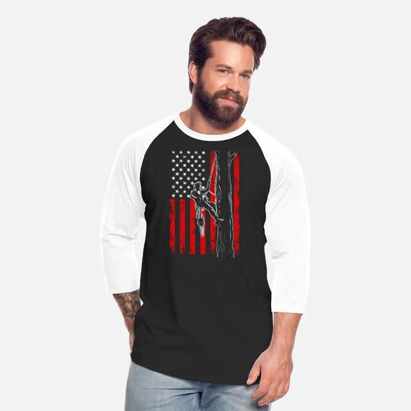 American Flag Arborist For Men Cool Tree Lover