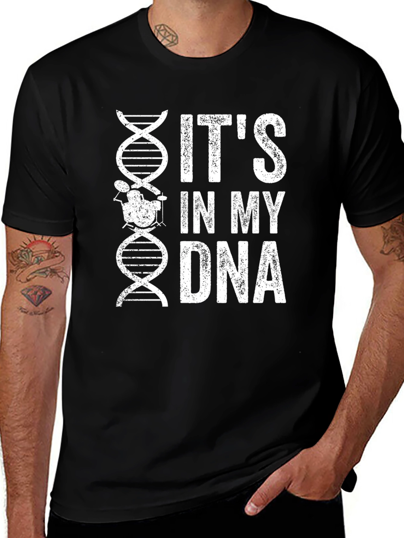 Its in My DNA Drums Graphic T-Shirt
