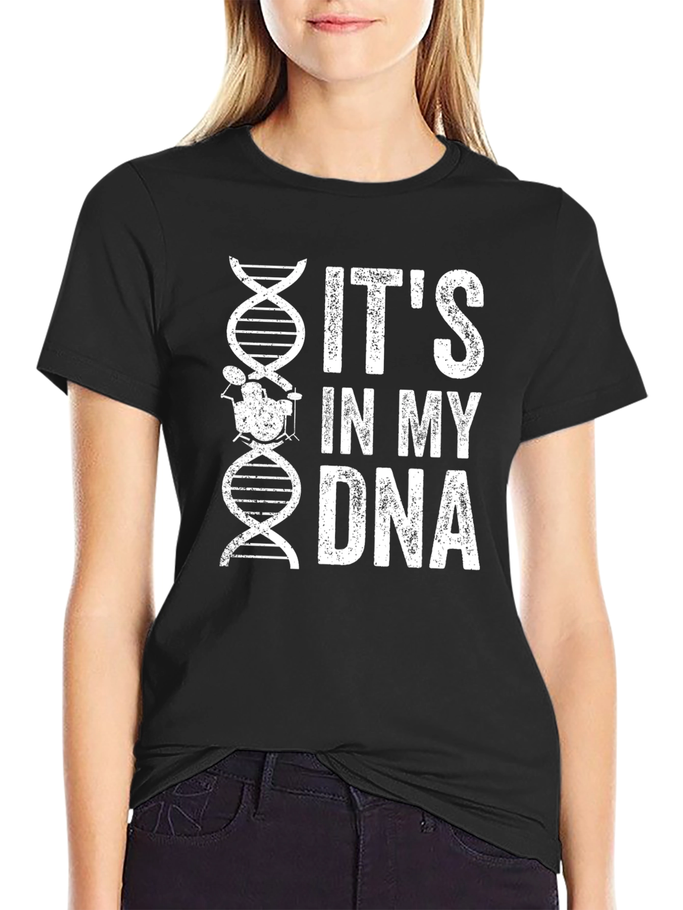 Its in My DNA Drums Graphic T-Shirt