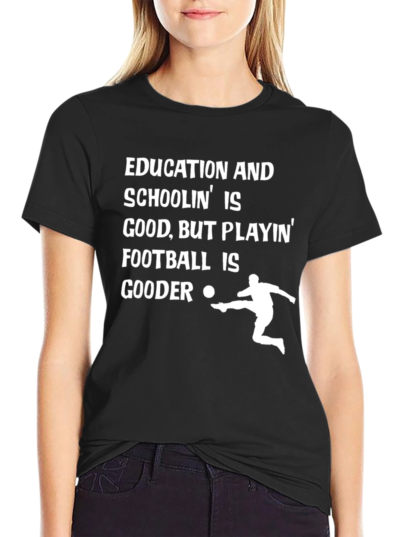 Football Is Gooder Graphic Tee