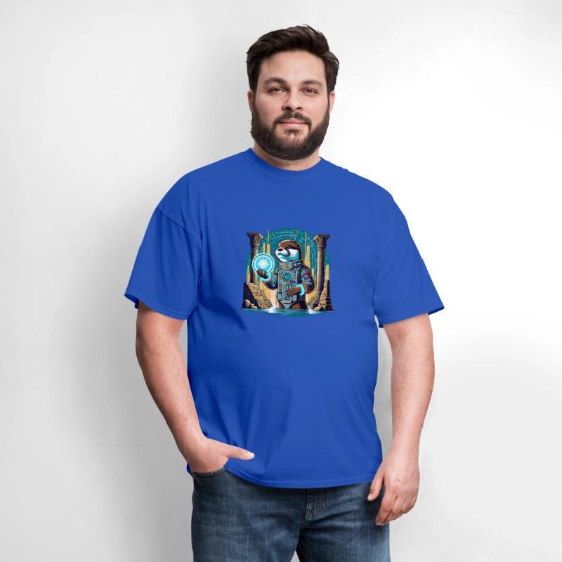 Astral Otter Explorer in Ancient Ruins