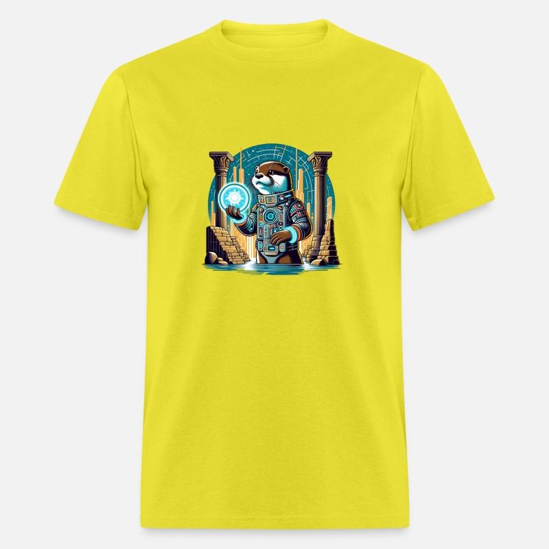 Astral Otter Explorer in Ancient Ruins
