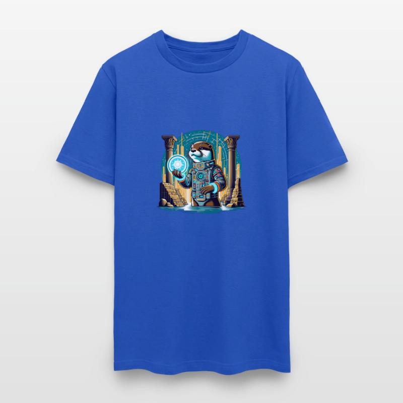 Astral Otter Explorer in Ancient Ruins