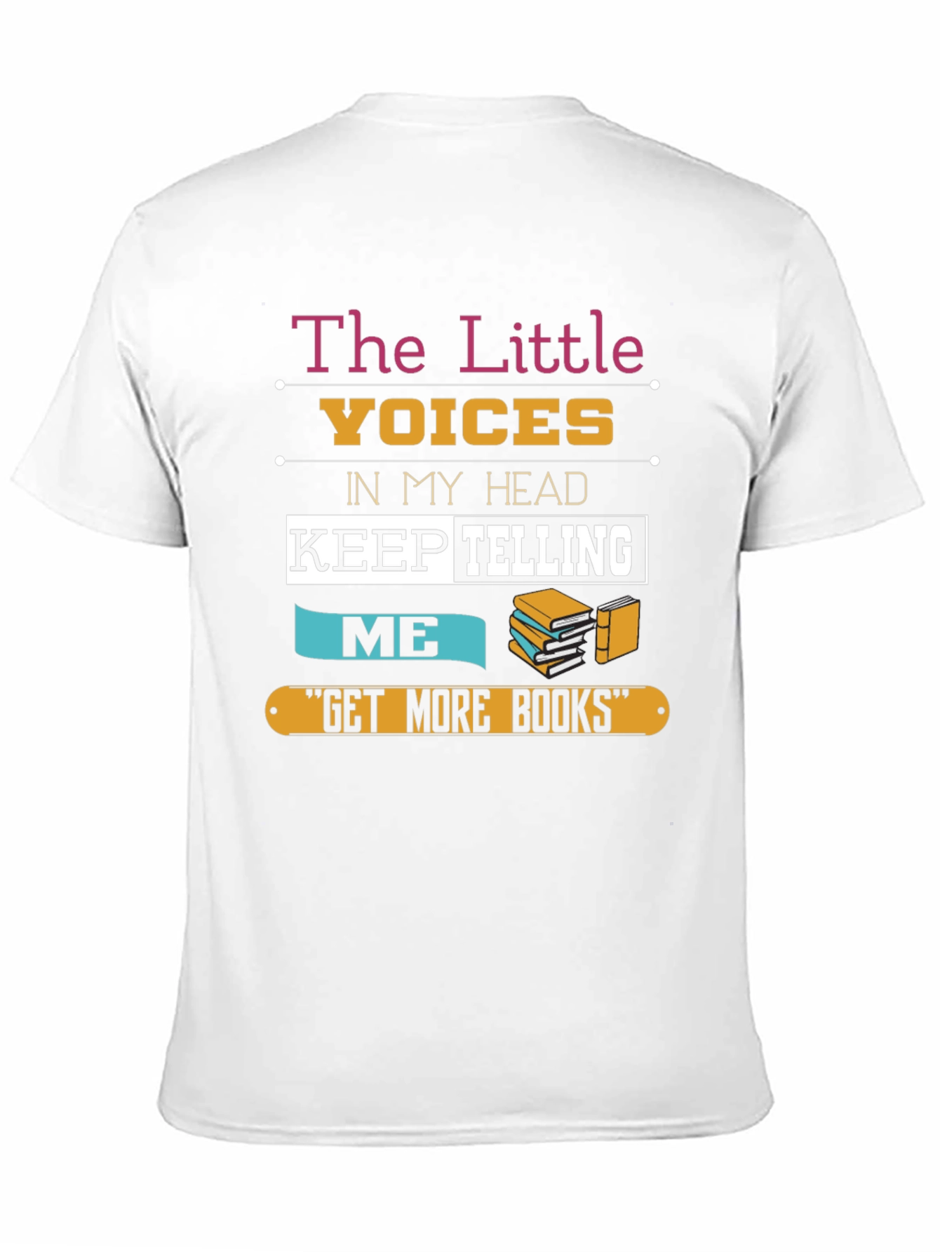 The Little Voices Get More Books Graphic T-Shirt