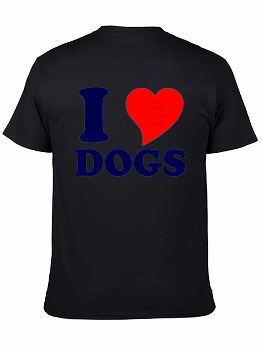 I Heart Dogs Graphic Tee - Stylish & Comfortable