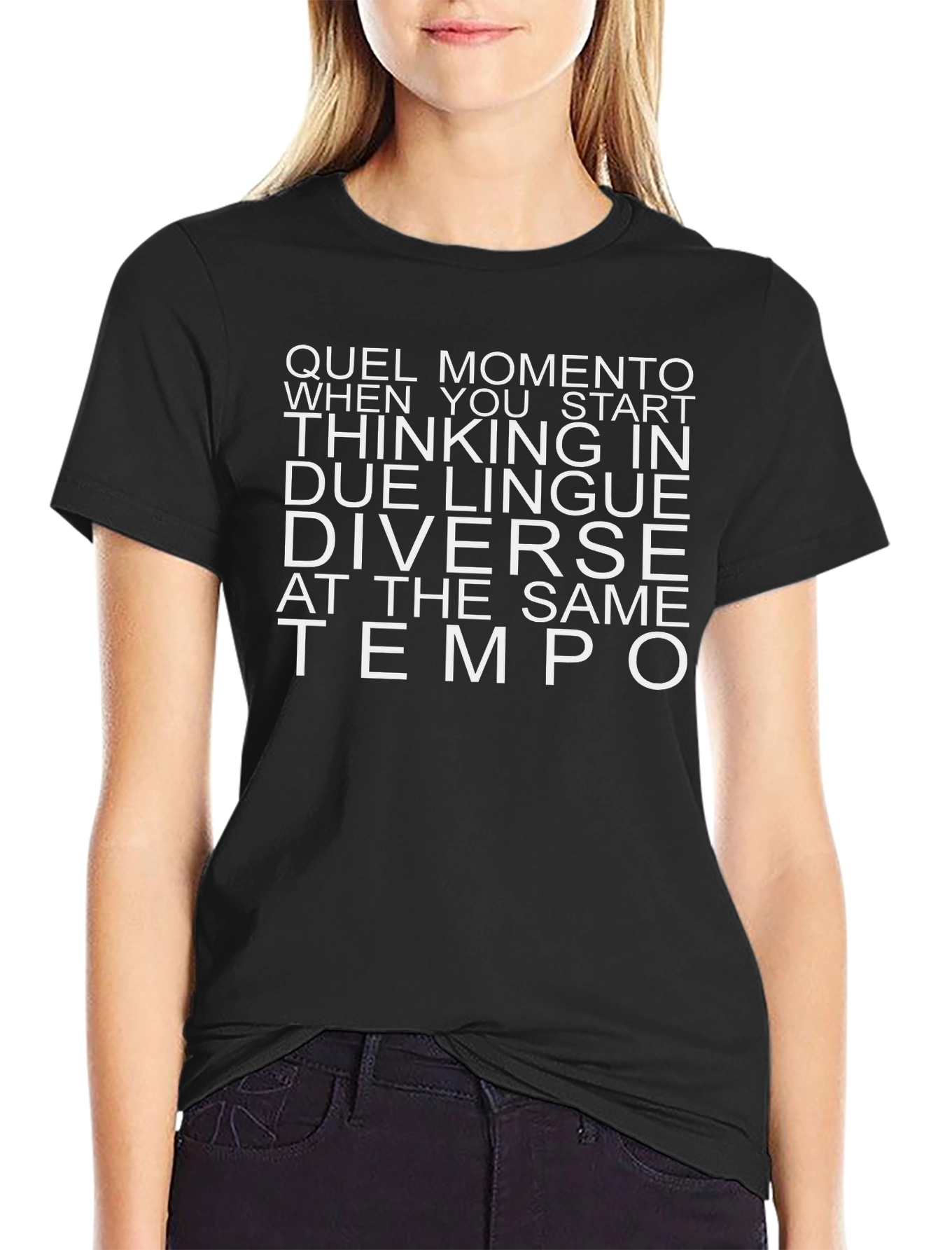 Bilingual T-Shirt: Thinking in Two Languages