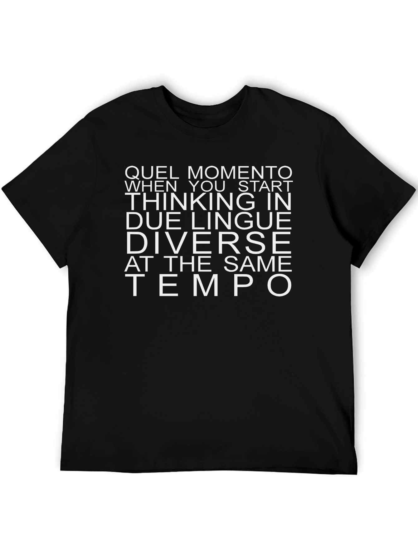 Bilingual T-Shirt: Thinking in Two Languages