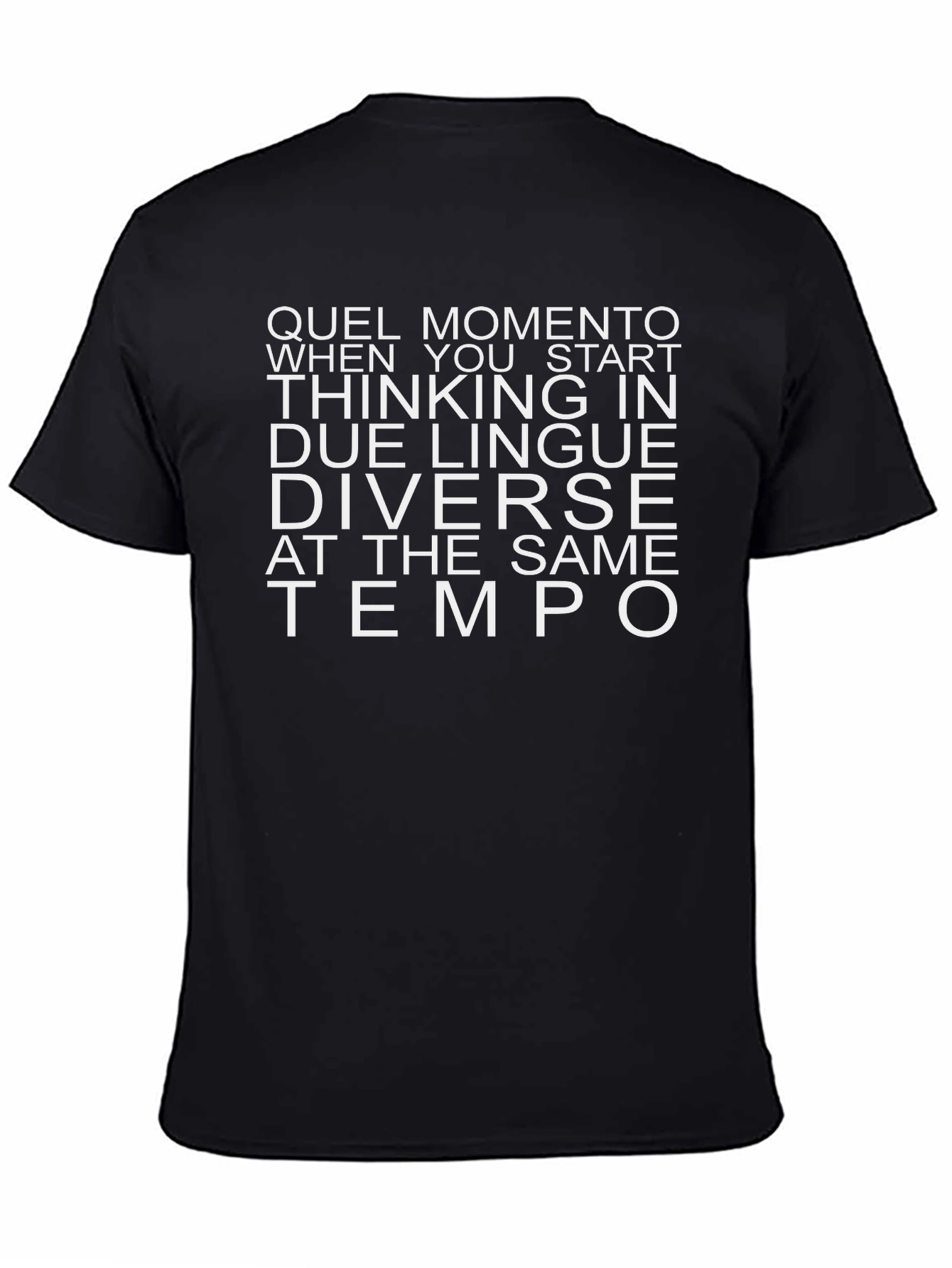 Bilingual T-Shirt: Thinking in Two Languages