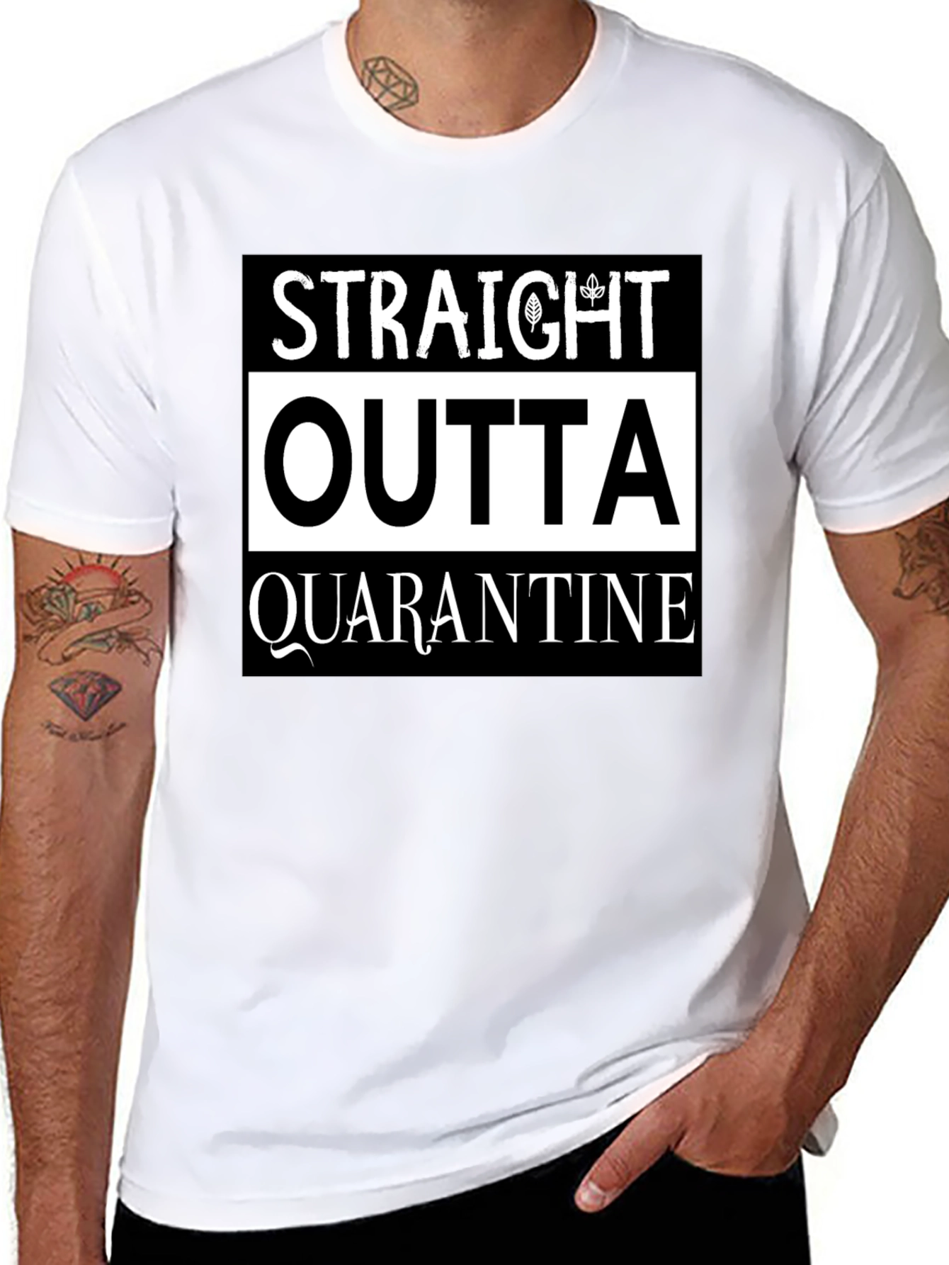 Straight Outta Quarantine Graphic Tee