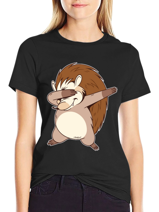 Dabbing Hedgehog Graphic Tee