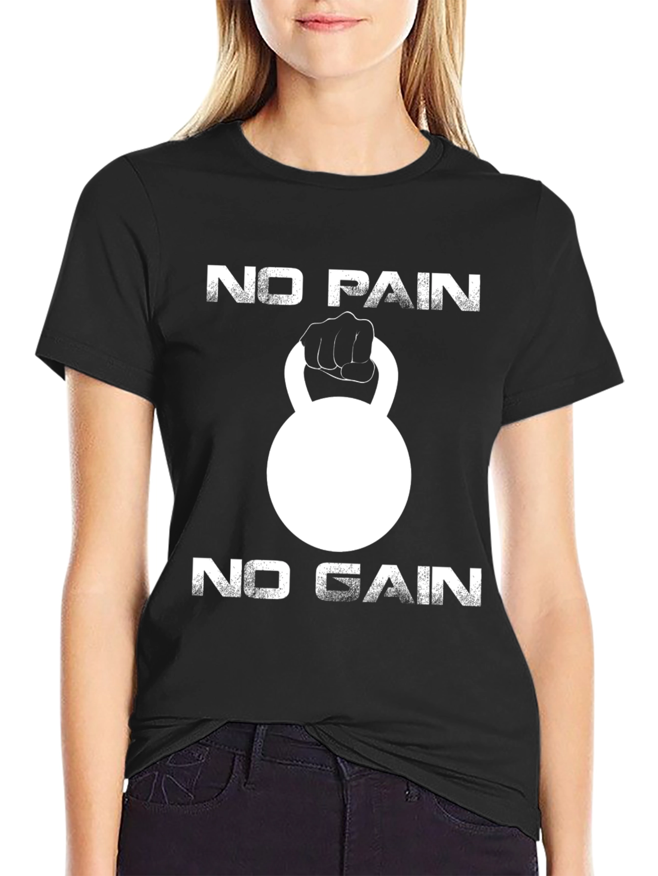 No Pain No Gain Kettlebell Gym T-Shirt