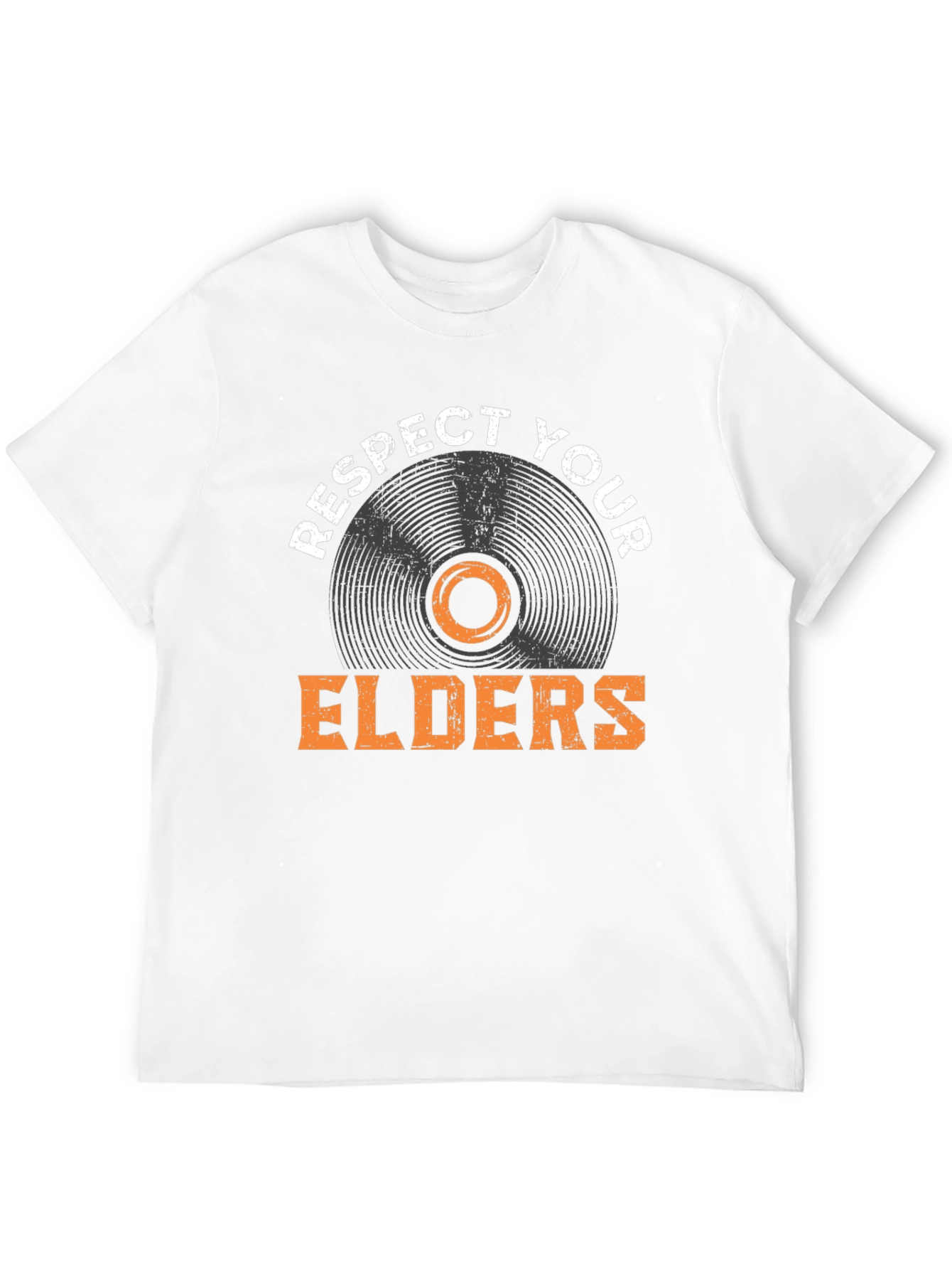 Respect Your Elders Vinyl Record T-Shirt