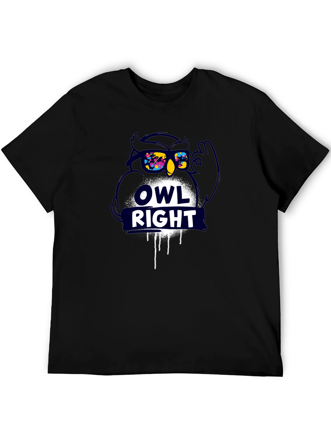 Owl Right T-Shirt - Mens Graphic Tee