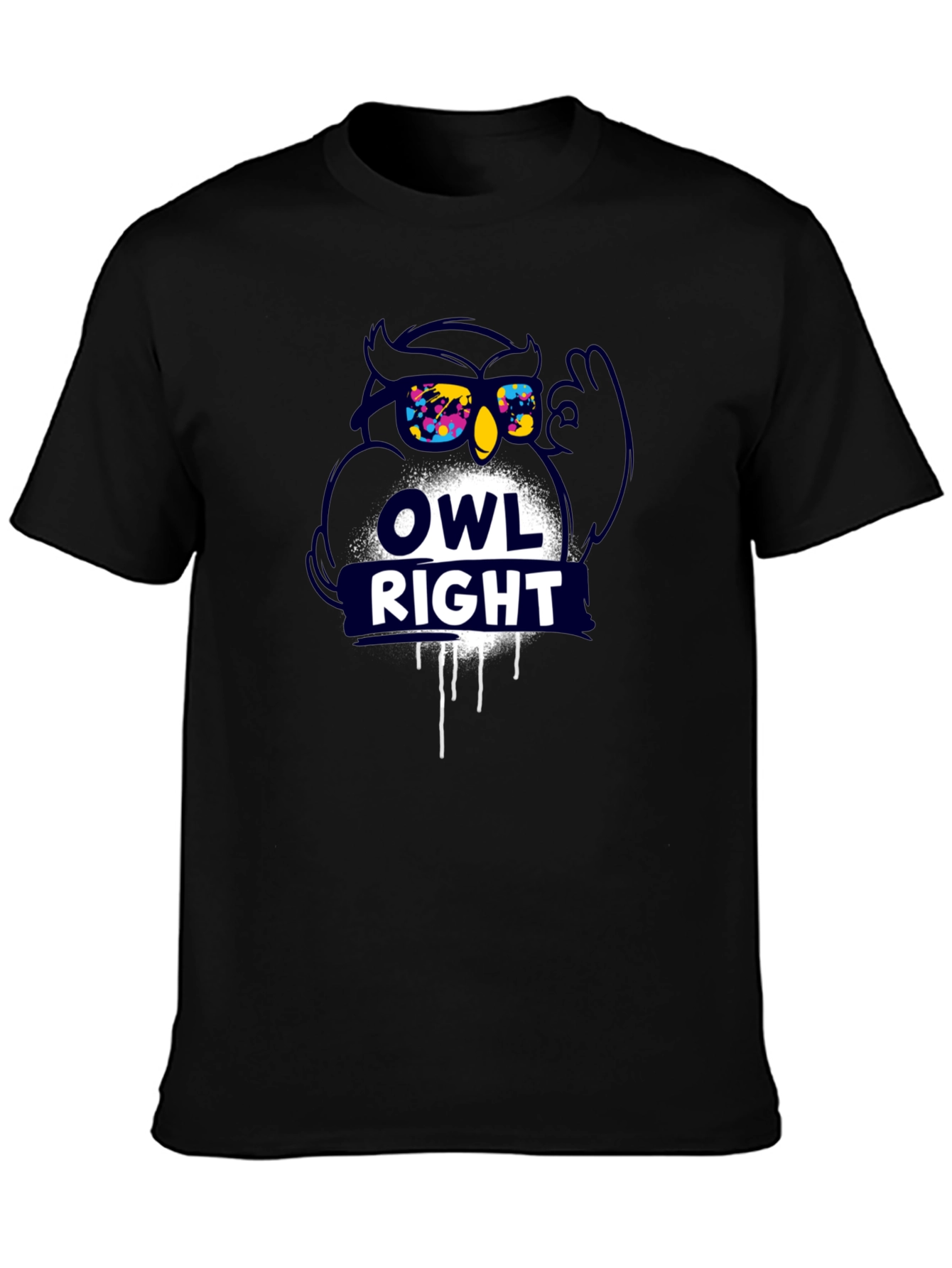 Owl Right T-Shirt - Mens Graphic Tee