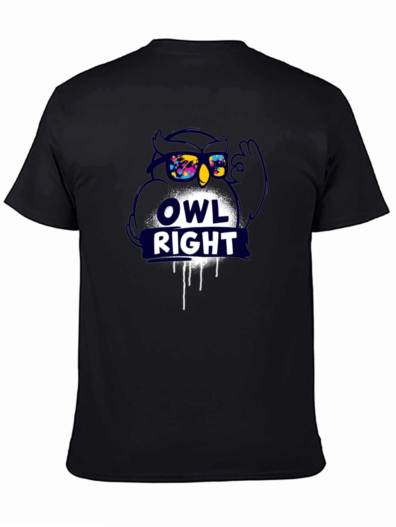 Owl Right T-Shirt - Mens Graphic Tee