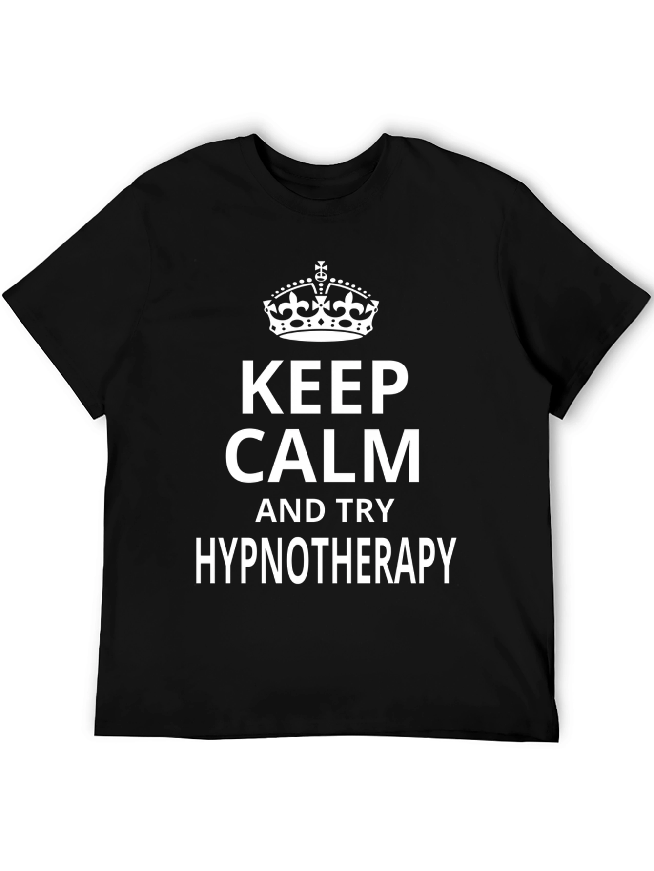 Keep Calm Hypnotherapy T-Shirt - Black