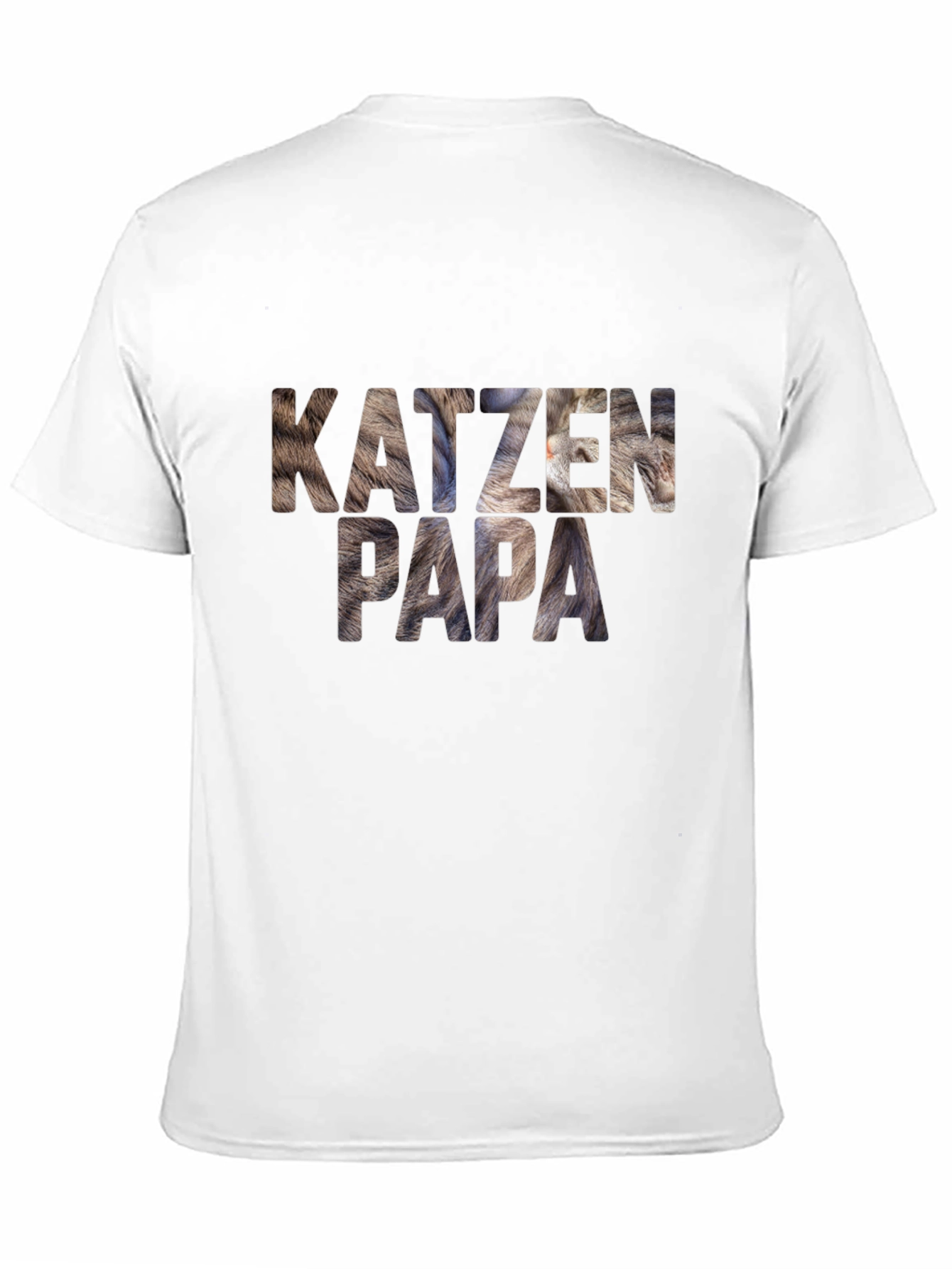 Katzen Papa Graphic Tee - Cat Dad T-Shirt
