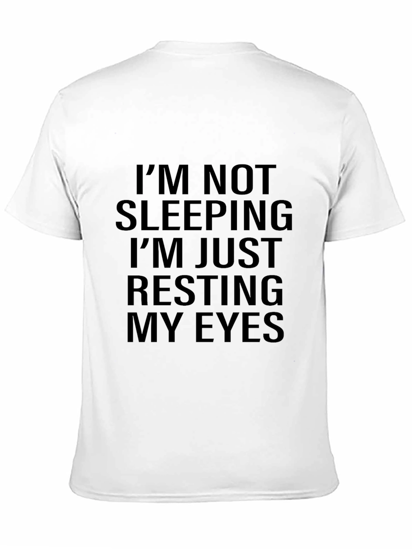 Funny Resting Eyes Graphic T-Shirt