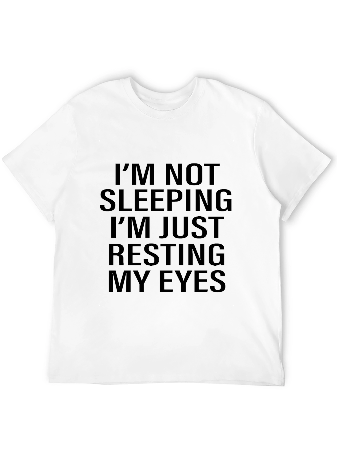 Funny Resting Eyes Graphic T-Shirt