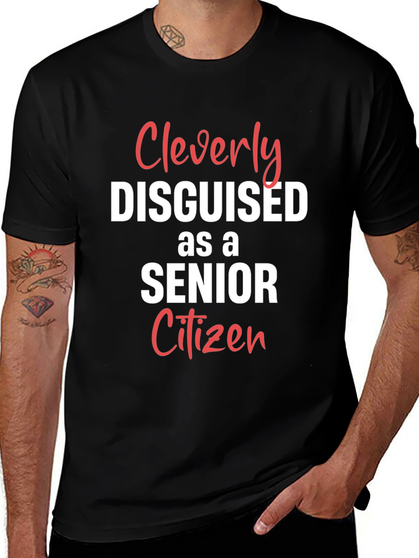Cleverly Disguised Senior Citizen Graphic Tee