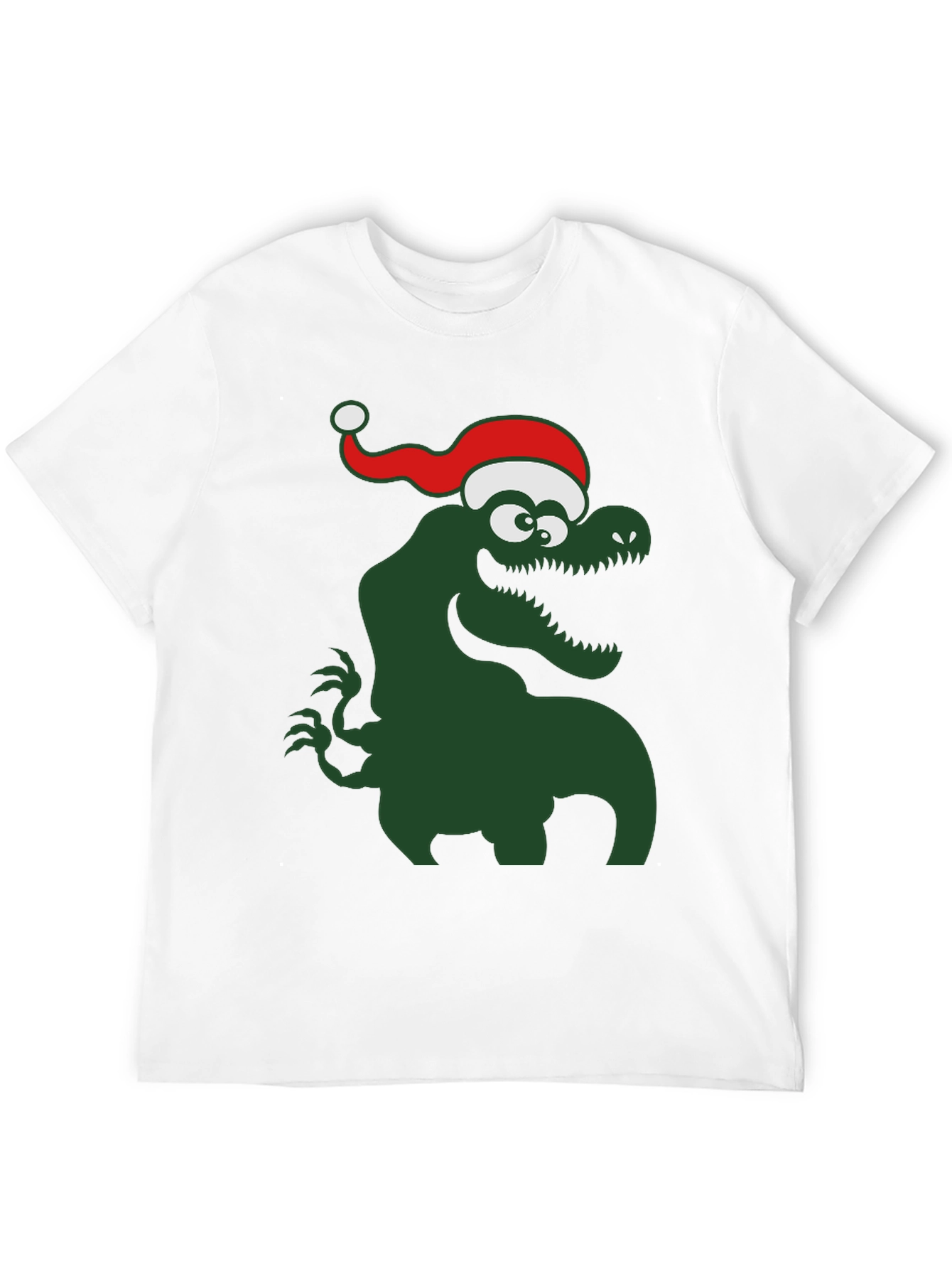 Festive Dinosaur T-Shirt - Holiday Apparel