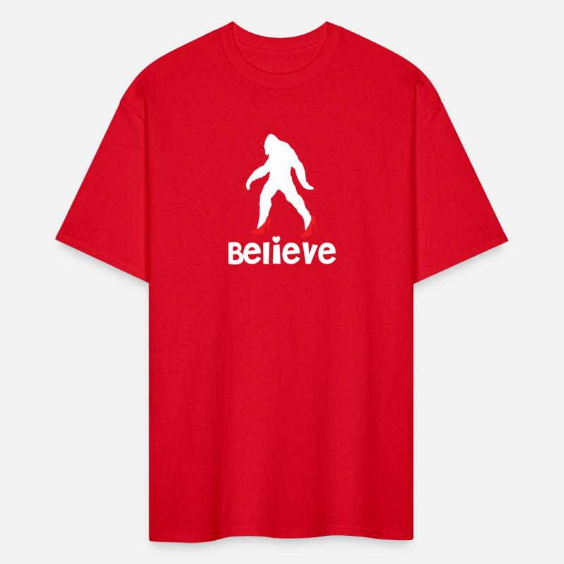 Believe woman bigfoot high heels funny gift
