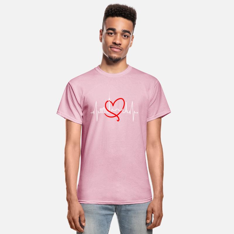 Berlin Skyline Heartbeat Germany Fan I Love Berlin