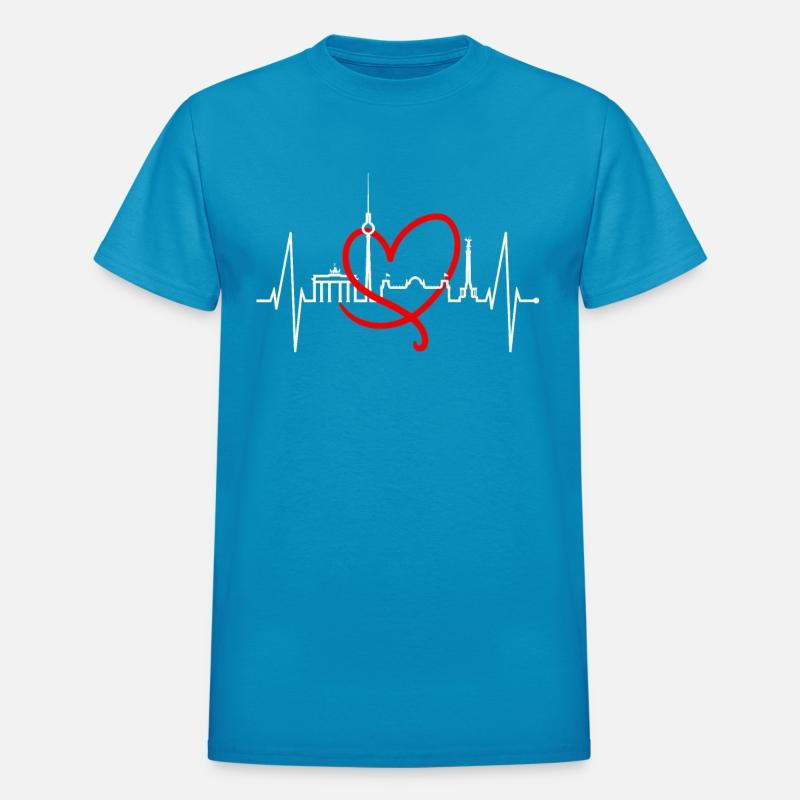 Berlin Skyline Heartbeat Germany Fan I Love Berlin