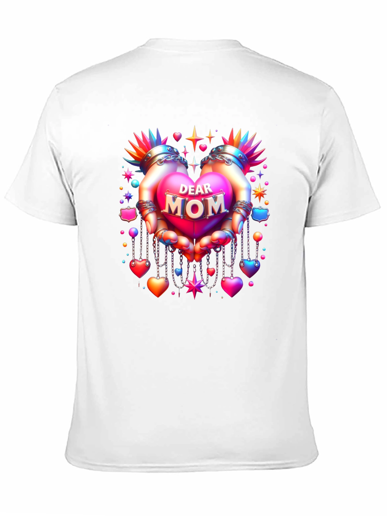 Dear Mom Graphic Tee - Heart Hands Design